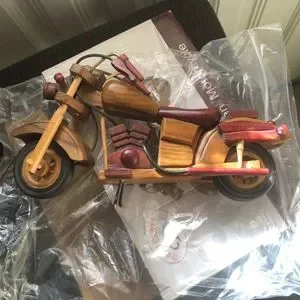 送料無料 DAFU CRAFTs wooden motorcycle バイク DAFU CRAFTs 天然木 wooden motorcycle アンティーク - メルカリ